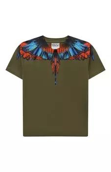 Хлопковая футболка Marcelo Burlon Kids of Milan