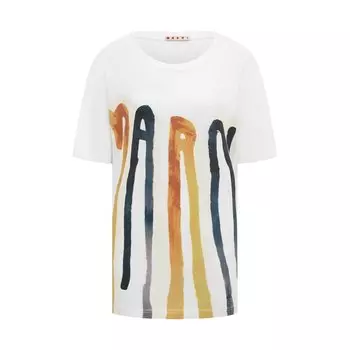 Хлопковая футболка Marni