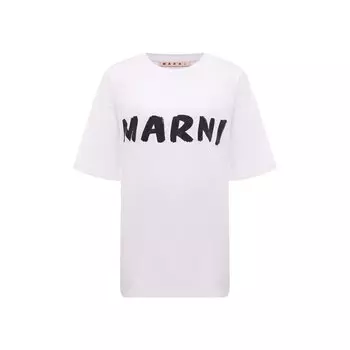 Хлопковая футболка Marni