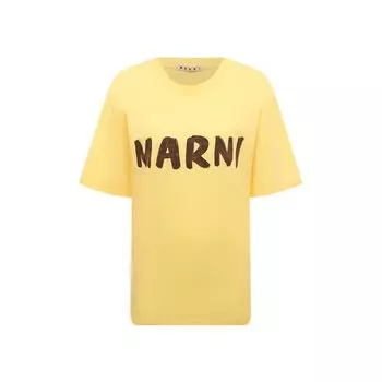 Хлопковая футболка Marni