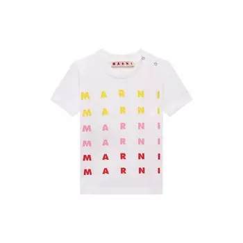Хлопковая футболка Marni
