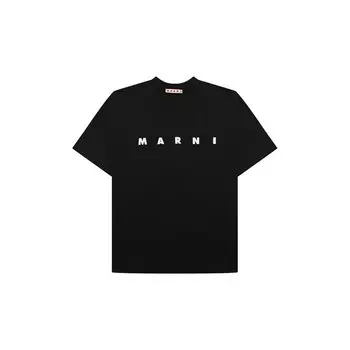 Хлопковая футболка Marni