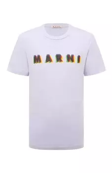 Хлопковая футболка Marni