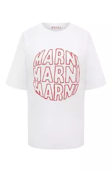 Хлопковая футболка Marni