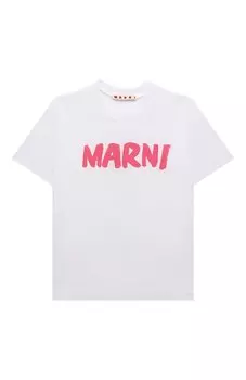 Хлопковая футболка Marni