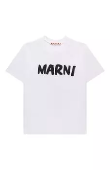 Хлопковая футболка Marni