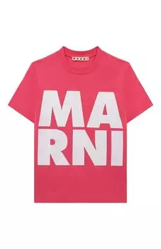 Хлопковая футболка Marni