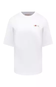 Хлопковая футболка Marni