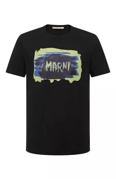 Хлопковая футболка Marni