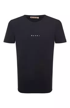 Хлопковая футболка Marni