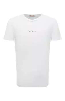 Хлопковая футболка Marni