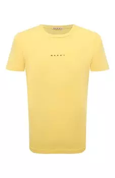 Хлопковая футболка Marni