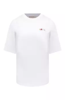 Хлопковая футболка Marni