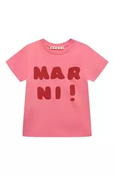 Хлопковая футболка Marni