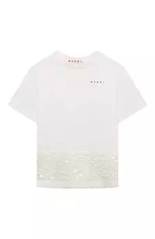 Хлопковая футболка Marni