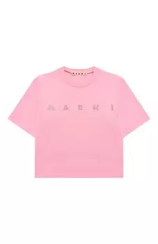 Хлопковая футболка Marni