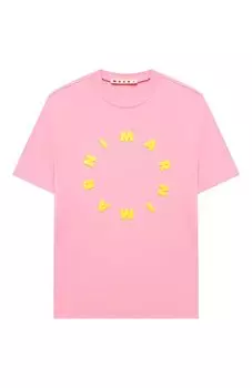 Хлопковая футболка Marni