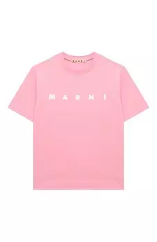 Хлопковая футболка Marni