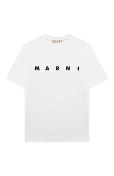 Хлопковая футболка Marni