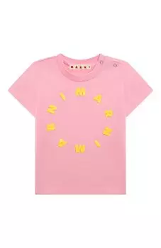 Хлопковая футболка Marni