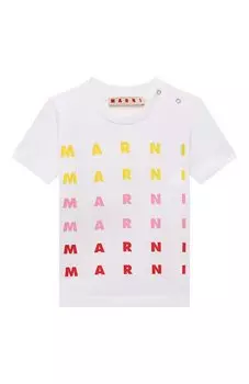 Хлопковая футболка Marni