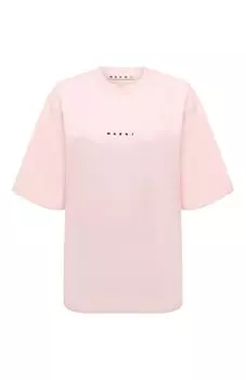 Хлопковая футболка Marni