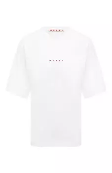 Хлопковая футболка Marni