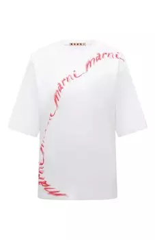 Хлопковая футболка Marni