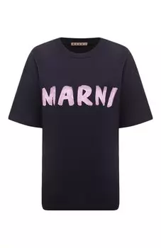 Хлопковая футболка Marni