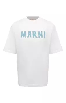 Хлопковая футболка Marni