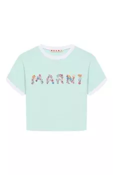 Хлопковая футболка Marni