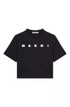 Хлопковая футболка Marni