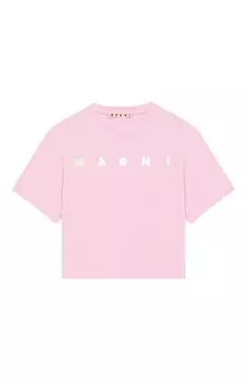 Хлопковая футболка Marni