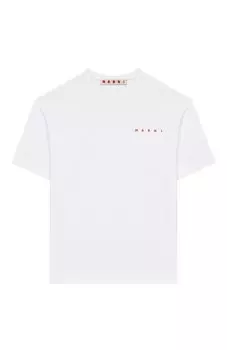 Хлопковая футболка Marni