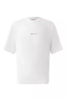 Хлопковая футболка Marni