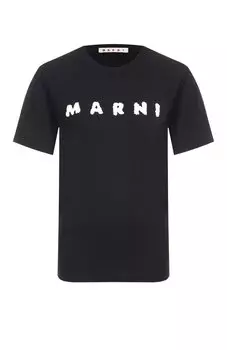 Хлопковая футболка Marni