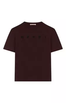 Хлопковая футболка Marni