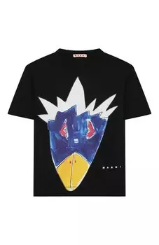 Хлопковая футболка Marni