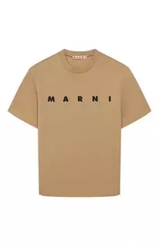 Хлопковая футболка Marni