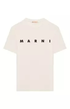 Хлопковая футболка Marni