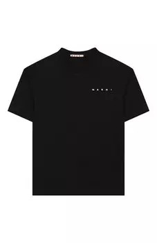 Хлопковая футболка Marni