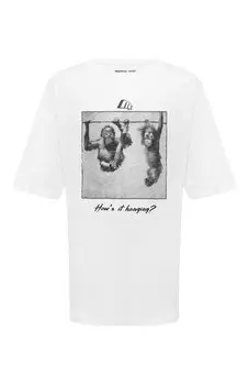 Хлопковая футболка Martine Rose