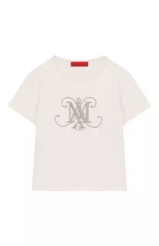 Хлопковая футболка Max&Co