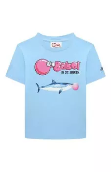 Хлопковая футболка MC2 Saint Barth