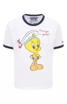 Хлопковая футболка MC2 Saint Barth