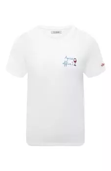 Хлопковая футболка MC2 Saint Barth