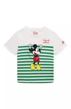 Хлопковая футболка MC2 Saint Barth