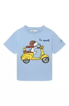 Хлопковая футболка MC2 Saint Barth