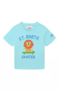 Хлопковая футболка MC2 Saint Barth