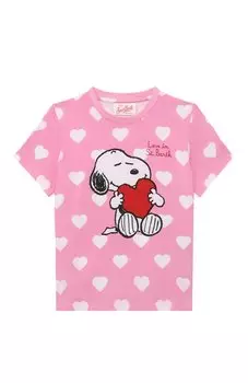 Хлопковая футболка MC2 Saint Barth